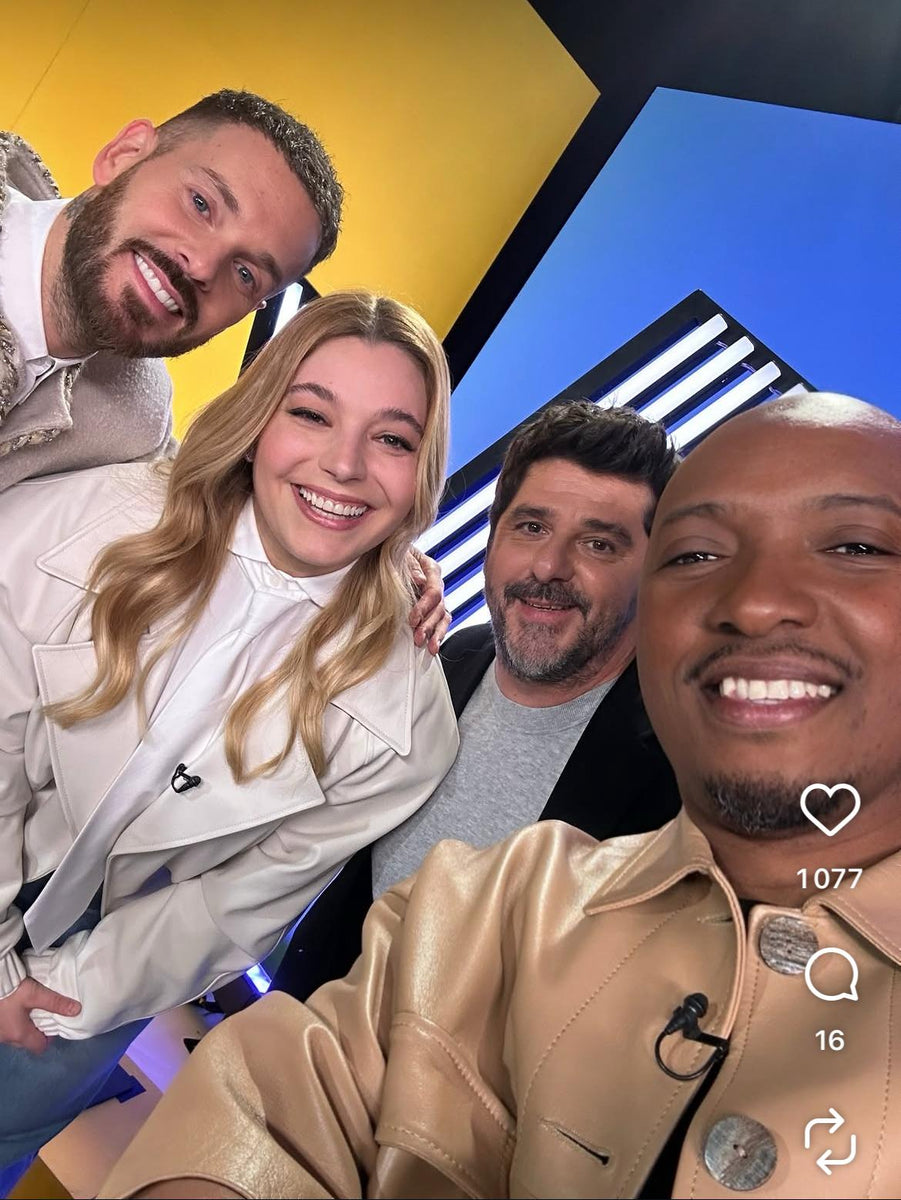 Veste SANTANDER WAXY de POSSERY : portée par Soprano dans The Voice Ki ...