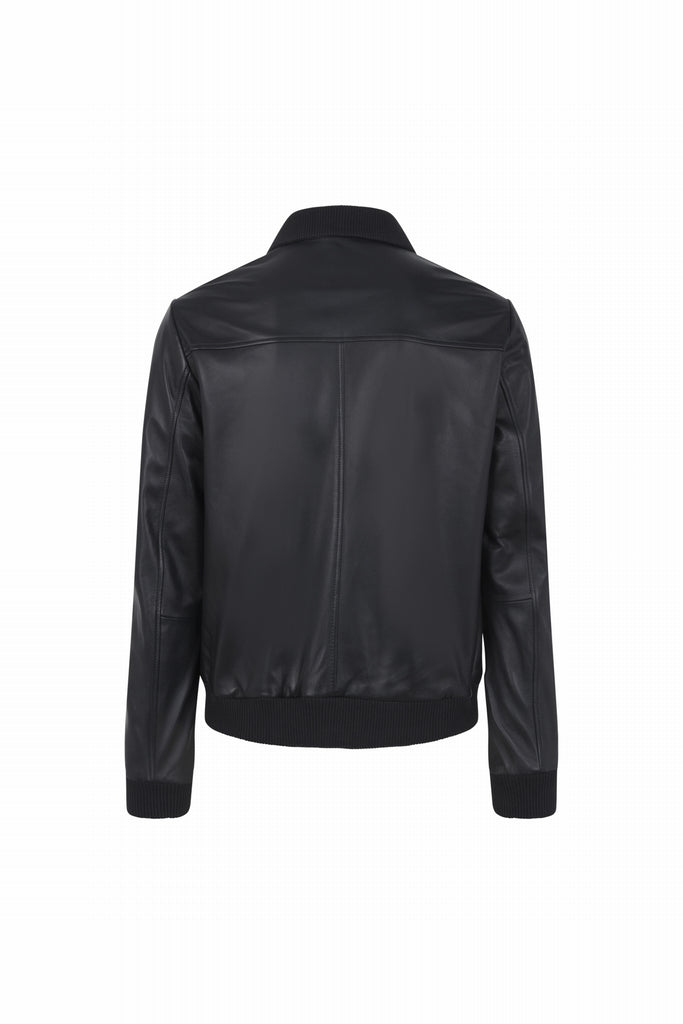 BLOUSON EN CUIR - DURHAM NOIR