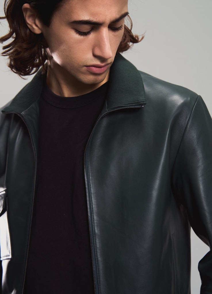 BLOUSON EN CUIR - DURHAM NOIR