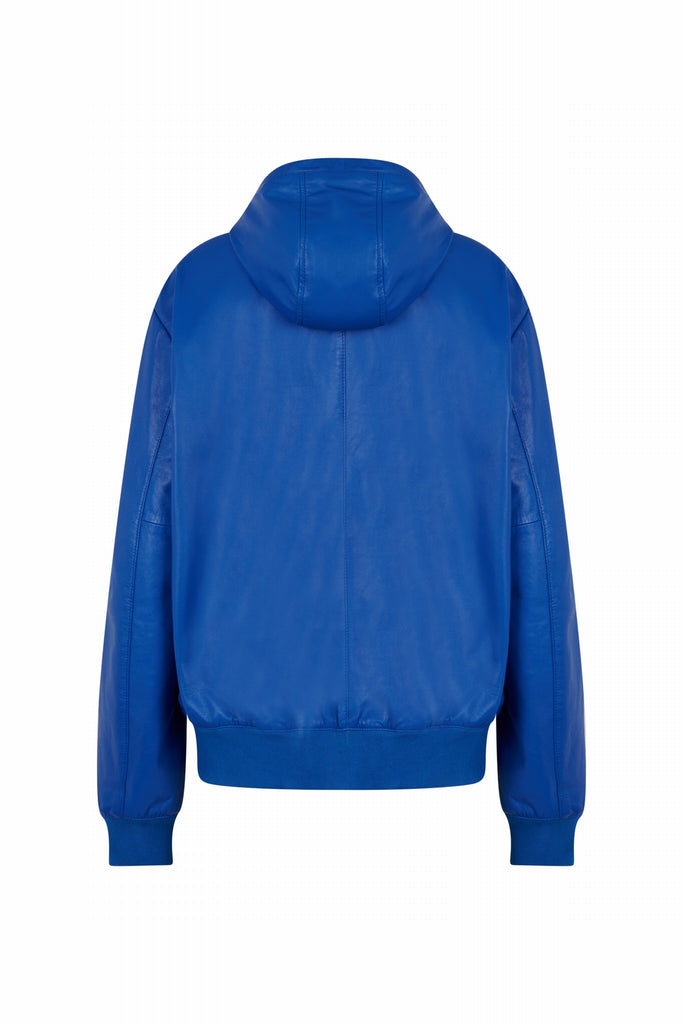 BLOUSON EN CUIR REVERSIBLE - JAEN MAJORELLE