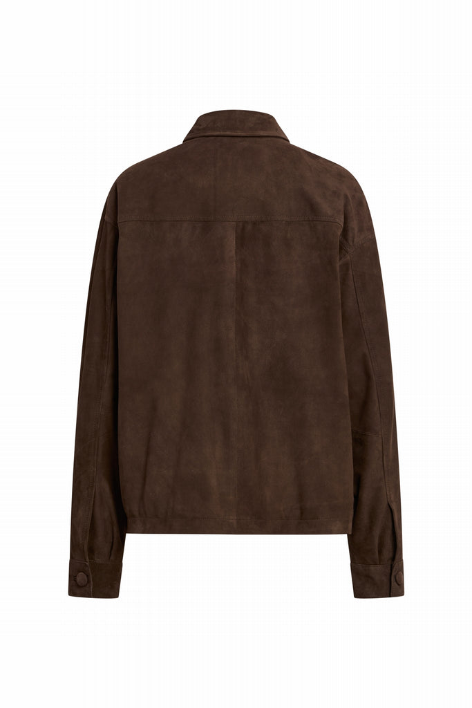 CHEMISE EN DAIM UNISEX - MADRID VEL MARRON