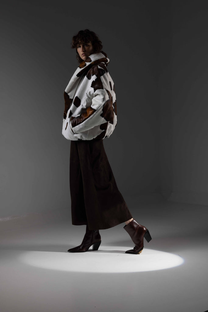 DOUDOUNE EN VACHE OVERSIZE - BODEN CAV VACHE