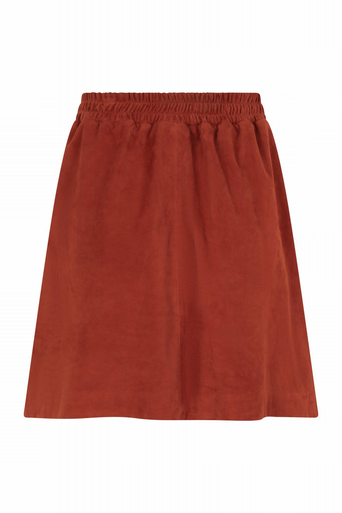 JUPE EN DAIM COURTE - RONDA VEL PAPRIKA