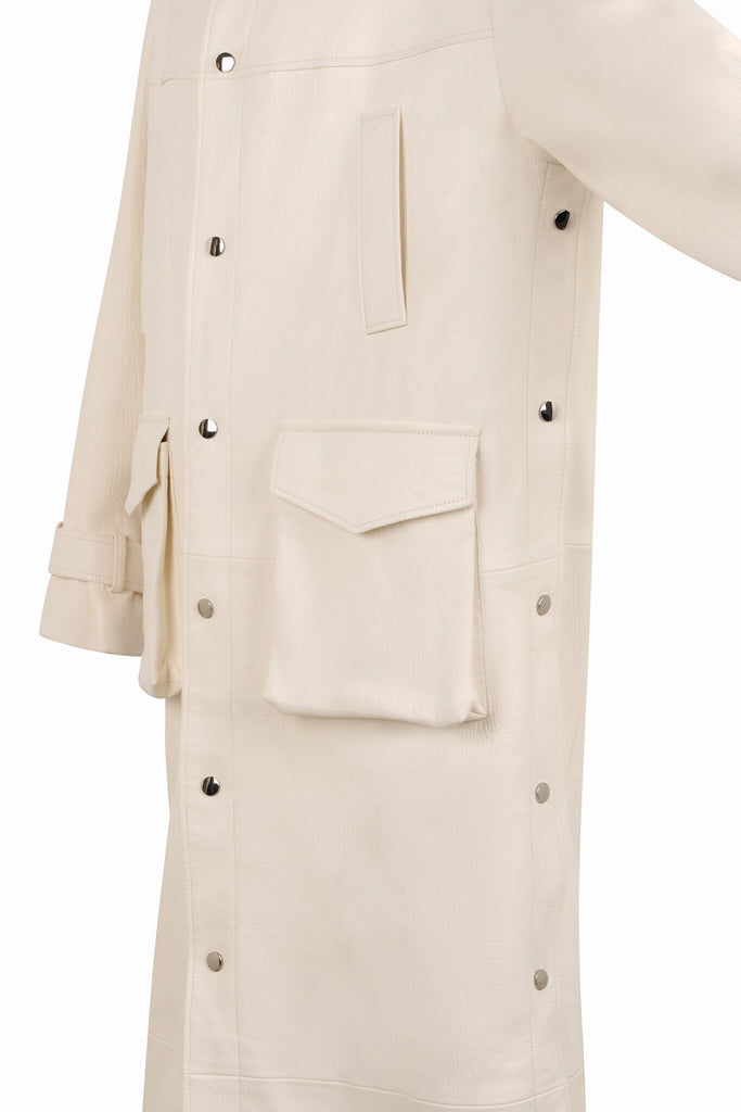 MANTEAU EN CUIR BUBBLE - LEEDS BUBBLE CRYSTAL