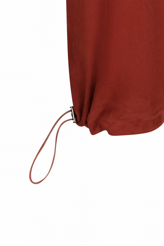 PANTALON CARGO EMPIECEMENT - VIGO VEL PAPRIKA