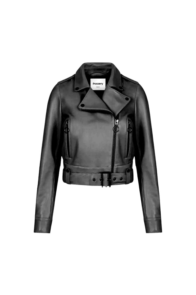 PERFECTO COURT EN CUIR - KENORA NOIR