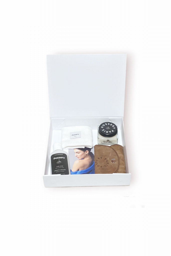 RITUEL SOIN POUR LE CUIR - COFFRET DE SOINS BLANC