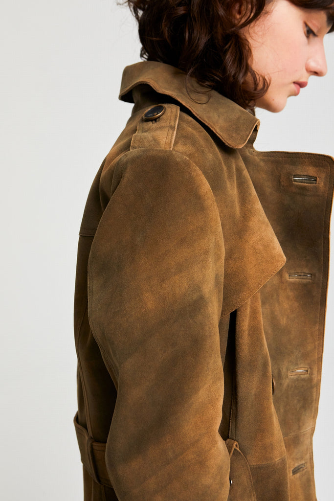 TRENCH COURT EN DAIM - MORAINE VEL TERRE