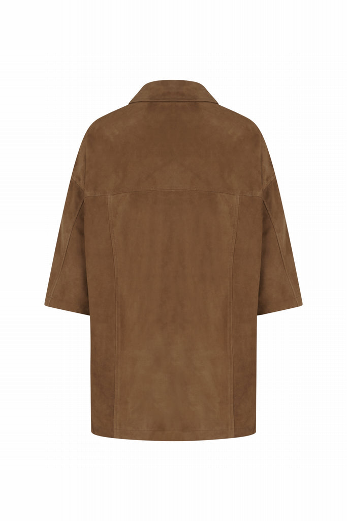 VESTE EN DAIM TRAVAILLEUR - SANTANDER VEL ELEPHANT