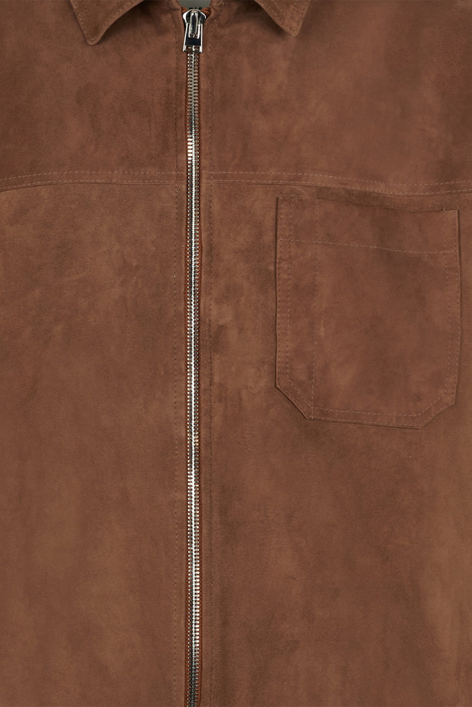 VESTE EN DAIM ZIPPÉE - REUS VEL ELEPHANT