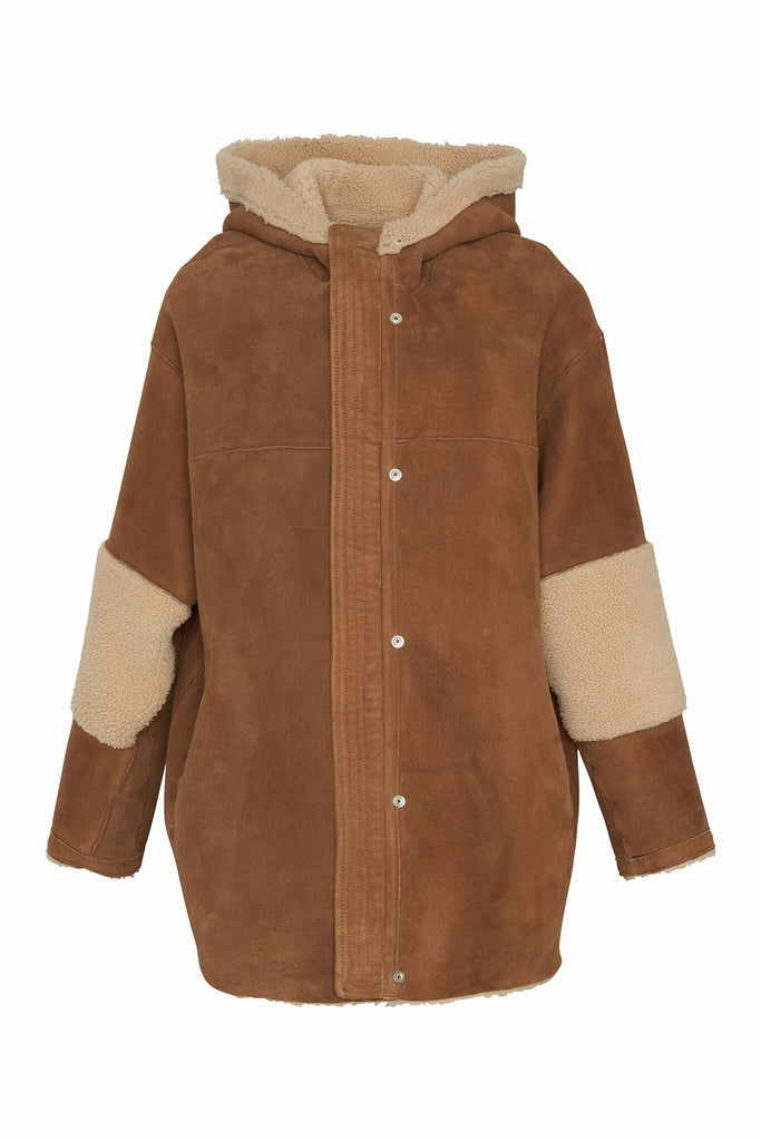 VESTE EN MOUTON RETOURNE - WINCHESTER WHISKY